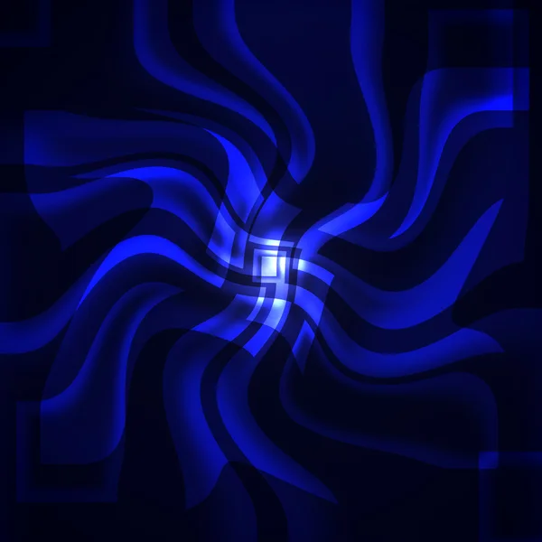 青い正方形の暗い背景 — ストック写真