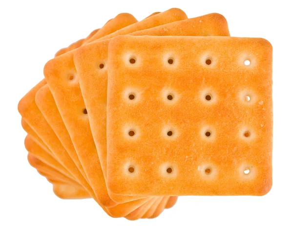 Biscoitos quadrados — Fotografia de Stock