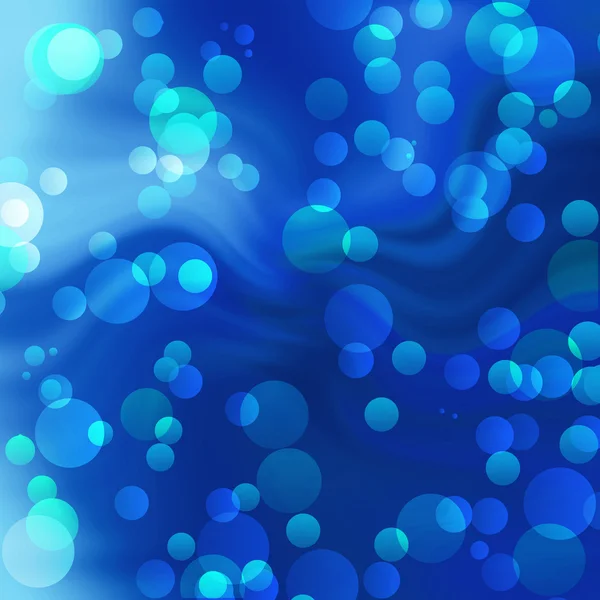 Luces borrosas en un azul brillante — Foto de Stock