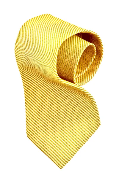 Roll of golden tie — Stock Photo, Image