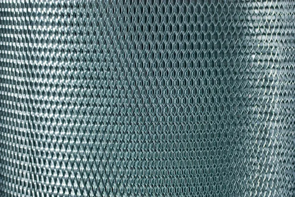 Metal mesh grate gray — Stock Photo, Image