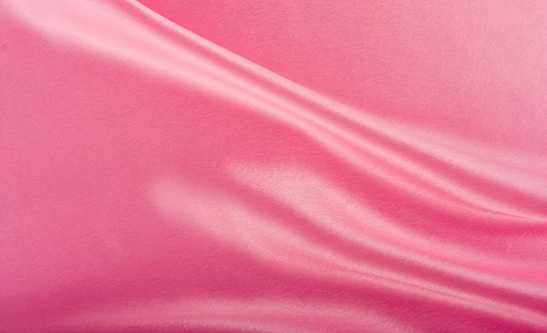 生地のピンクの絹のひだ — ストック写真