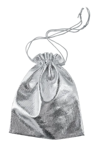 Silver bag — Stock Photo, Image