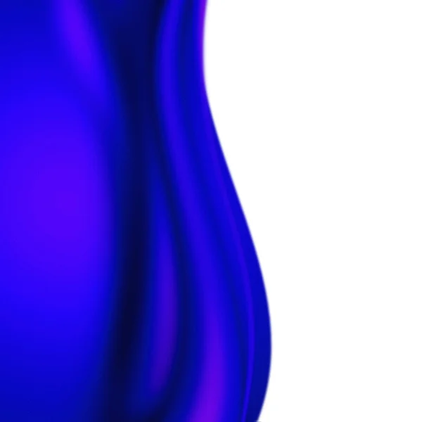 Panno piegato curva blu — Foto Stock