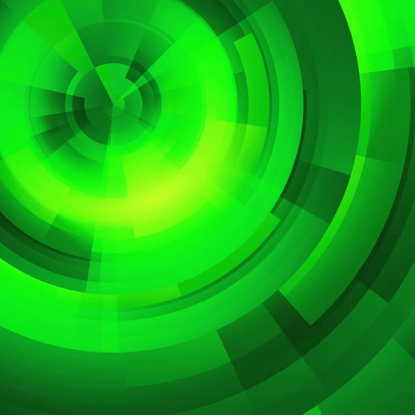 Círculos verdes de retangular — Fotografia de Stock