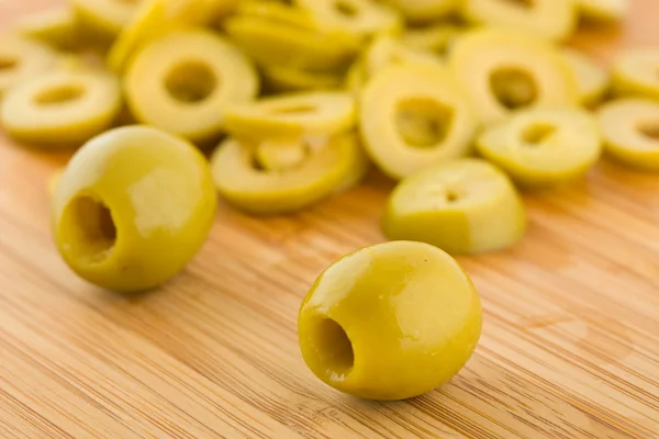 stock image Green olives