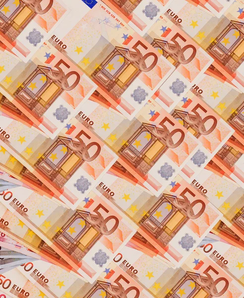ユーロ紙幣の背景 — ストック写真