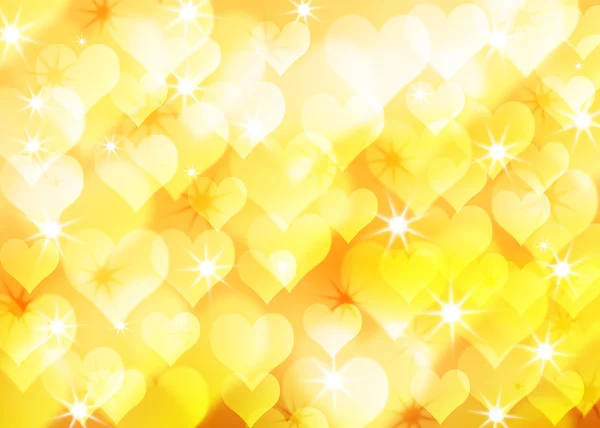 Golden romantic background — Stock Photo, Image
