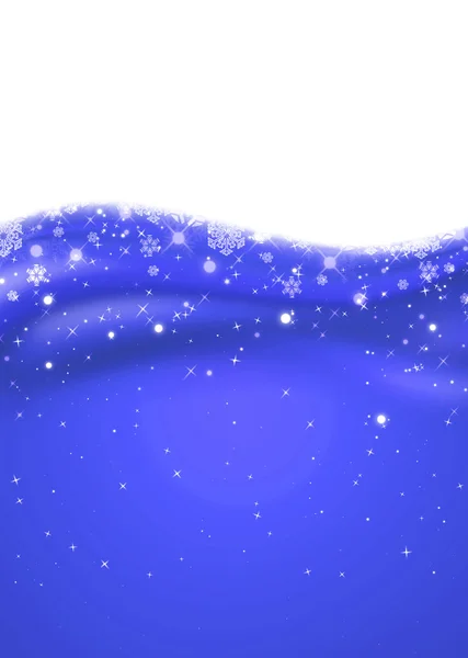 Голубой новогодний фон — стоковое фото