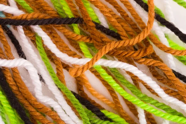 Fios de lã coloridos — Fotografia de Stock