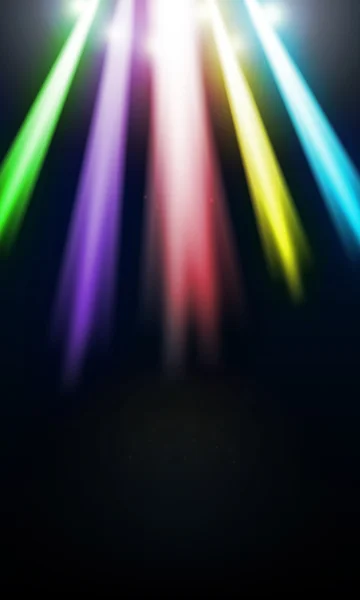 밝은 색 스포트 라이트 — 스톡 사진
