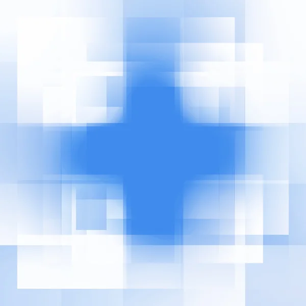 Niebieskim tle kwadratów — Zdjęcie stockowe