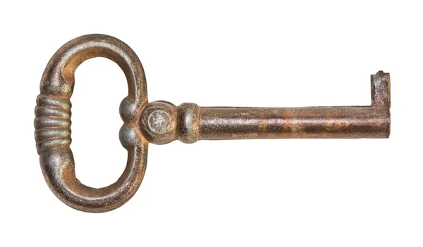 Старий метал ключ — стокове фото
