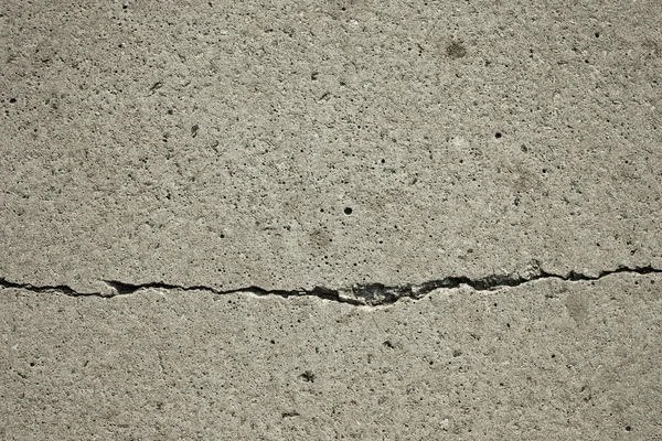 Risse in Betonplatten — Stockfoto