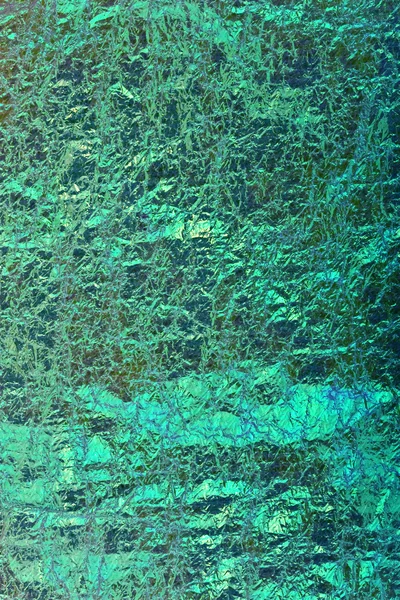 Голубая и зеленая фольга — стоковое фото