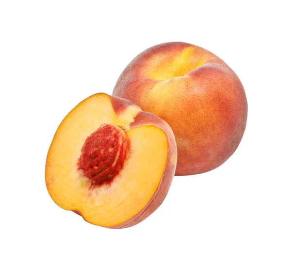Frischer saftiger Pfirsich — Stockfoto