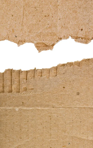 Two coarse piece of cardboard — Stock Photo, Image
