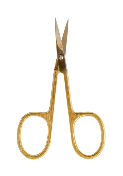 stock image Gold scissors