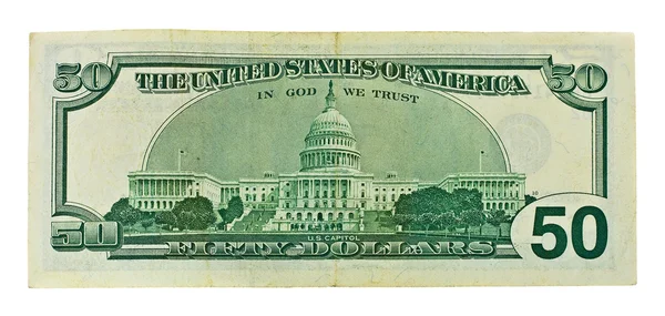 Old fifty dollars — Stock Photo, Image