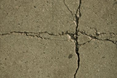 Cracks in concrete slabs clipart