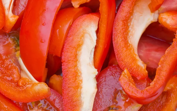 Peppers and tomatoes — Stock Photo, Image