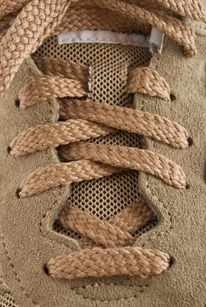Düğümlü ayakkabı bağcığı — Stok fotoğraf