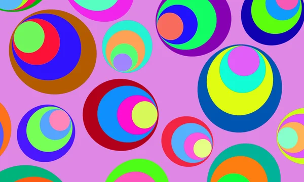 Färgade cirklar — Stockfoto