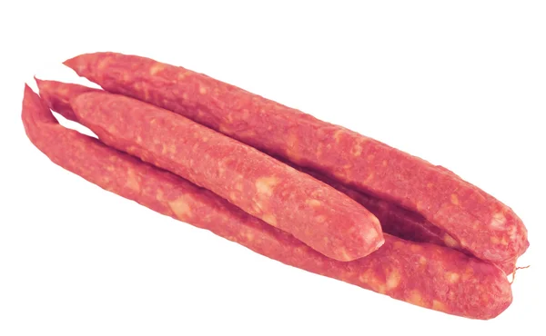 Thin sausage — Stock Photo, Image