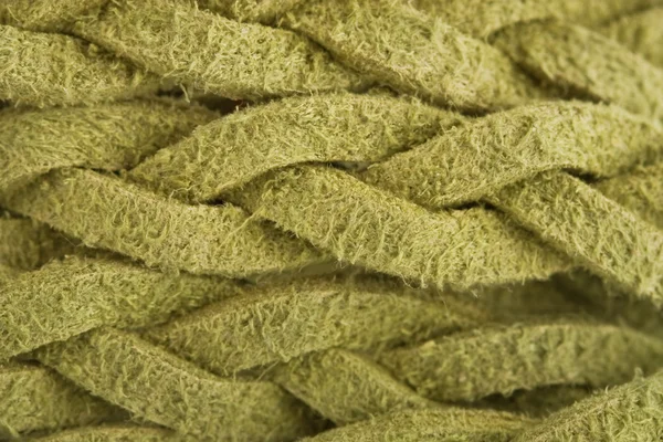 緑の革編みベルト — ストック写真