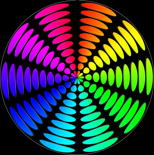 Spektral renkli daireler — Stok fotoğraf