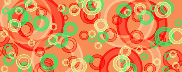 stock image Banner of multicolored circles