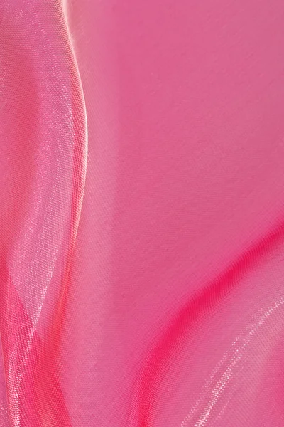 Folds of red silk — Stock Photo, Image