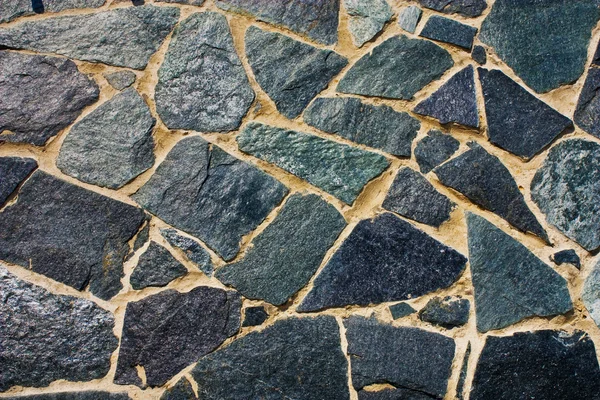 검은 돌의 벽 — 스톡 사진