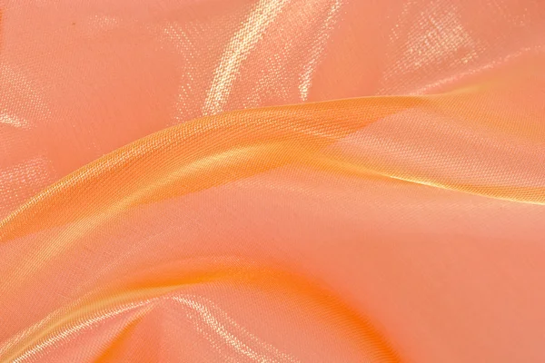 Onde di seta rosa e dorata — Foto Stock