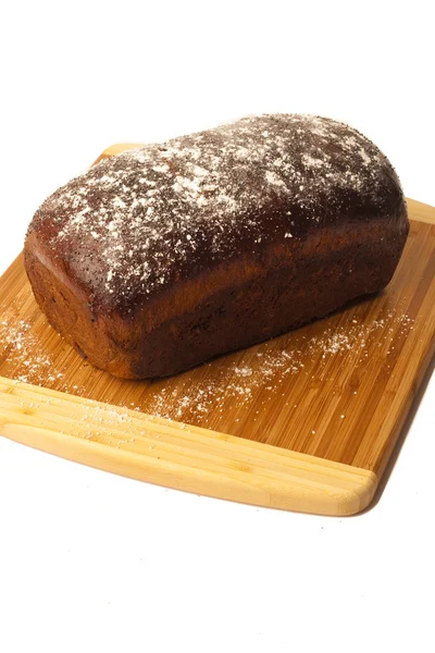 Tårta på trä kök ombord — Stockfoto