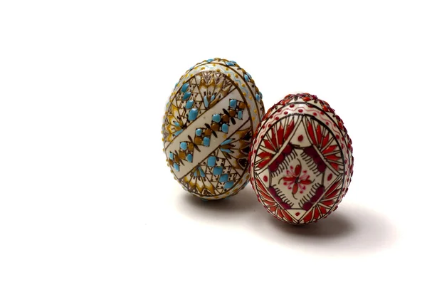 Huevos de Pascua pintados Imágenes de stock libres de derechos
