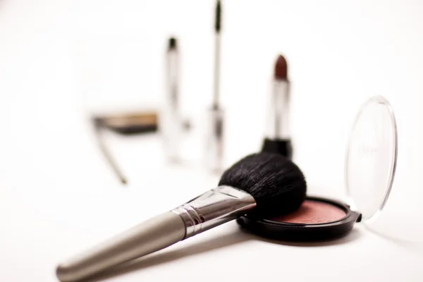 Make-up cosmetica Rechtenvrije Stockafbeeldingen