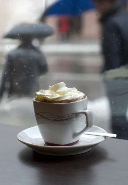 stock image Hot chocolate cup