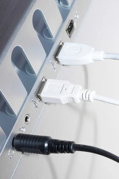 stock image Connectors in sockets