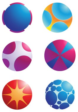 Logo element sphere clipart