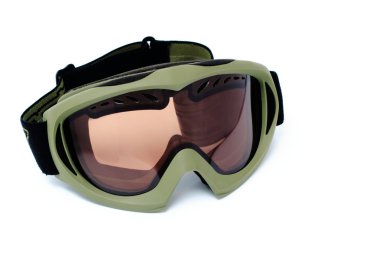 Snowboard goggles isolated clipart