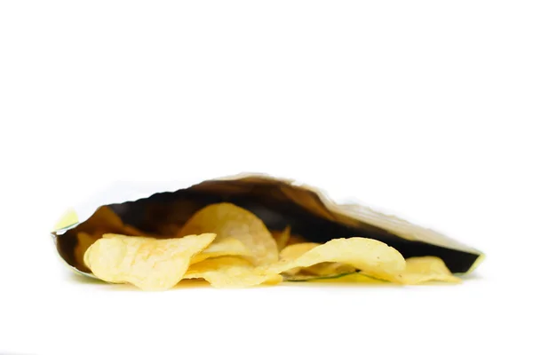 Kartoffelchips im Beutel — Stockfoto