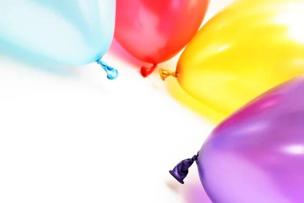 Massor av färgglada ballonger — Stockfoto