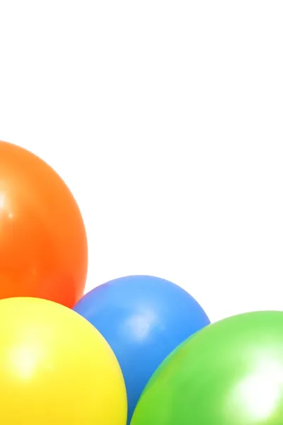 Πολύχρωμα μπαλόνια απομονωθεί — Φωτογραφία Αρχείου