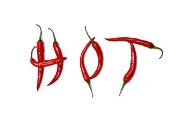 Red hot chili pepper clipart