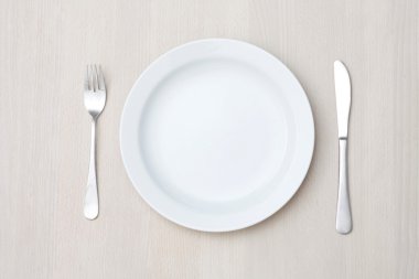 Empty plate clipart