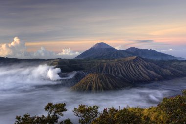 Mount Bromo Volcano clipart