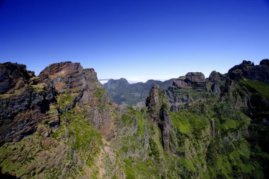 Madeiran mountain, Pico de Ariero clipart