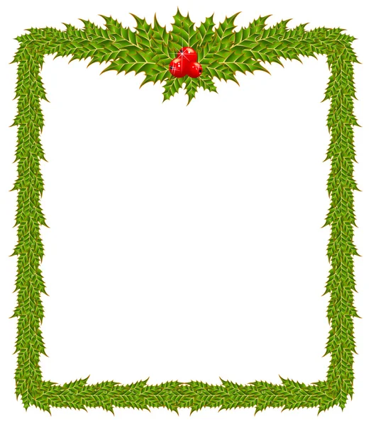 Hermoso marco de Navidad — Archivo Imágenes Vectoriales