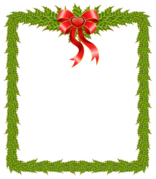 Krásné vánoční rám — Stockový vektor